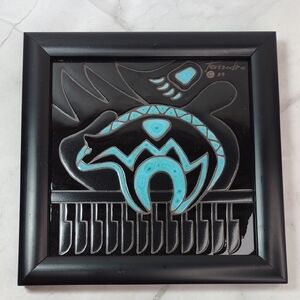 Cleo Teissedre "Zuni Bear" Ceramic Tile Trivet